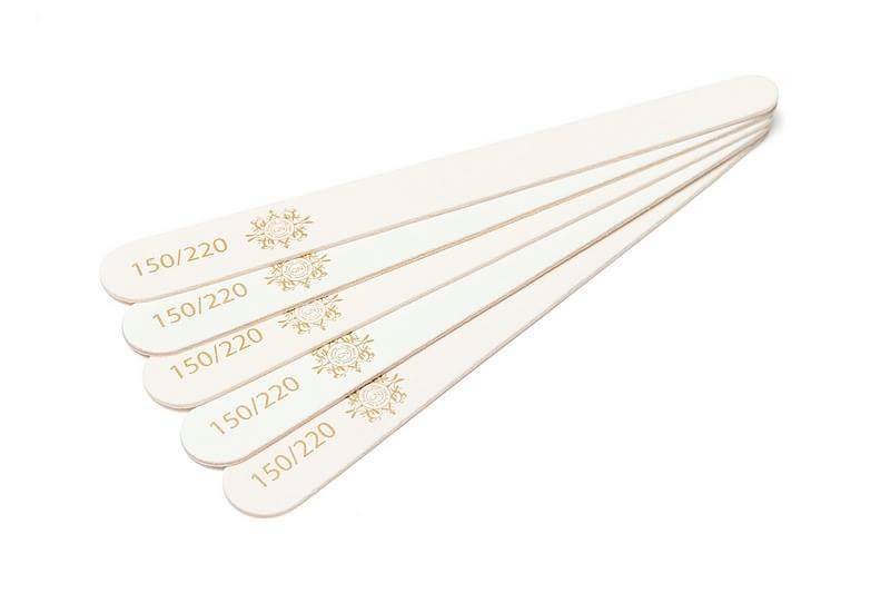 Mini witte vrijerand vijl  per 20 stuks